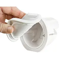 PLASTIMO Chrome Flex Round Box Shower Transparant