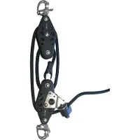 Barton Marine Vang Pulley 750kg Zilver 490 x 190 x 90 mm