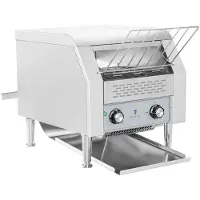 Royal Catering Broodrooster - transportband - 2.200 W - 7 snelheden - 3 verwerkingsniveaus