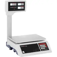 Steinberg Systems Controle weegschaal - 30 kg / 5 g - 31 x 21 cm - 6 LCD hoge displays
