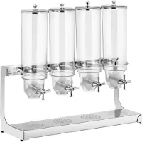 Royal Catering Granen Dispenser - 4 x 3.5 L - 4 containers