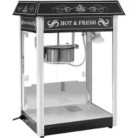 Royal Catering Popcornmachine - met zwart gekleurde dak