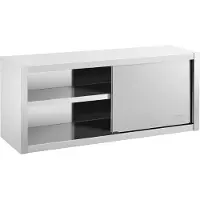 Royal Catering RVS wandkast - 140 x 45 cm