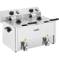 Royal Catering Elektrische friteuse - 2 x 13 liter - EGO thermostaat