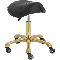 Physa Zadelkruk - 55 - 70 cm - 150 kg - zwart/goud
