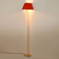 MENZEL Vloerlamp LIVING, messing / goud, Woon-/ Eetkamer, metaal, Modern, vloerlamp
