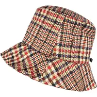 HappyRainyDays Happy Rainy Days Regenhoed Dames Regenhoedje Ruit Klein Rood