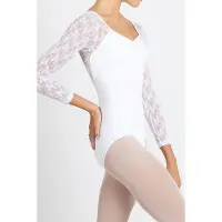 Intermezzo Merblon Ml Long Sleeve Leotard Wit M Vrouw