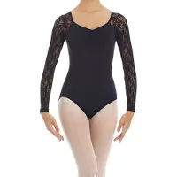 Intermezzo Merblon Ml Long Sleeve Leotard Zwart XS Vrouw