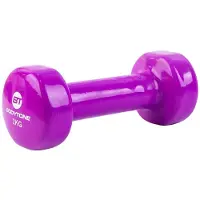 Bodytone V2 2kg Pvc Coated Dumbbell 2 Units Zwart 2 kg