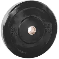 Softee Bumper Plate 20kg Zwart 20 kg