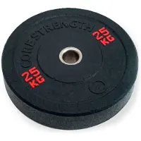 Olive Hi Temp Olympische Bumper Plate 25kg