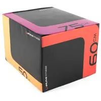 Olive Soft Adjustable Plyometric Box Zilver 60 x 50 x 75 cm