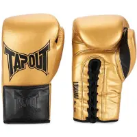 TAPOUT Lockhart Leather Boxing Gloves Goud 10 oz L