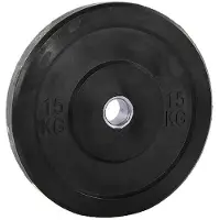 Softee Bumper Plate 15kg Zwart 15 kg