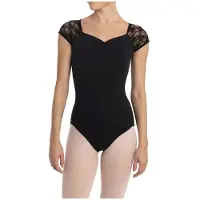 Intermezzo Blondcor Short Sleeve Leotard Zwart 12 Years Meisje