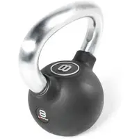 Olive Rubber 8kg Kettlebell Zwart 8 kg