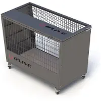 Olive Storage Cage Grijs 135 x 65 x 78 cm