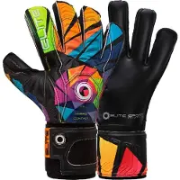 Elite Sport Camaleon Keepershandschoenen - Zwart / Multicolor | Maat: 11