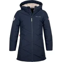 TROLLKIDS Girls Bergen Coat mantel voor kinderen, donkerblauw, maat 152