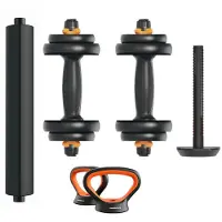 Fed Dumbbells V2+bar+weight Xiaomi Weight Set 10kg Transparant S