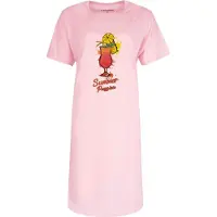 Temptation Dames Bigshirt - Summer Passion Print - Rose - Maat XXL