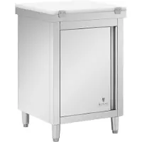 Royal Catering RVS werkkast - ECO - 60 x 60 cm - 500 kg - inclusief snijplaat - Royal Catering