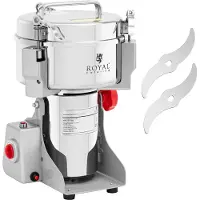 Royal Catering Elektrische kruidenmolen - 1000 g - 20 x 9 cm - 3000 W -