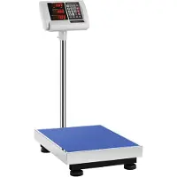 Steinberg Systems Magazijnplatformweegschaal met afmetingen van 40x50 cm, voeding + batterij 150 kg / 10 g