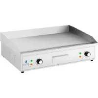 Royal Catering Elektrische grillplaat - 727 x 420 mm - - Flat - 4,400 W