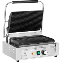 Royal Catering Contactgrill- 2.200 W - geribbeld