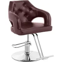 Physa kappersstoel - 470 - 570 mm - 150 kg - Bruin