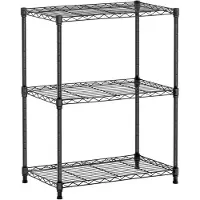 Royal Catering Metalen opbergrek - 60 x 35 x 77 cm - 120 kg - zwart