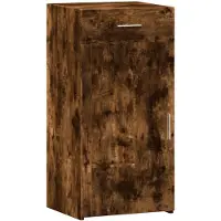 vidaXL Dressoir 45x42,5x93 cm bewerkt hout gerookt eikenkleurig