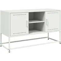 vidaXL Hoge kast 100,5x39x107 cm staal mosterdgeel