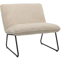 Bronx Scandinavische fauteuil Merle taupe/beige stof gemêleerd