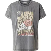 Garcia Shirt goud / donkergrijs / kreeft / wit