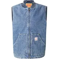 Levi's Bodywarmer 'Sansome Vest' blauw denim