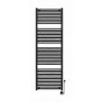 Wiesbaden Elara Elektrische Radiator Smart WiFi 181,7x60cm - Mat Zwart - Staal - Verwarming, Radiatoren, Verticale Radiatoren - 8720847405838