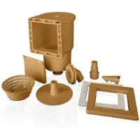 Gre Accessories Skimmer+spare Parts Bruin
