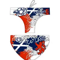 Turbo Scotland Swimming Brief Veelkleurig 5-6 Years Jongen
