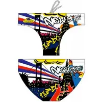 Turbo New York Swimming Brief Veelkleurig 3-4 Years Jongen