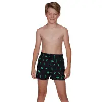 Speedo Jungleroar Allover 13´´ Swimming Shorts Zwart 12-13 Years Jongen