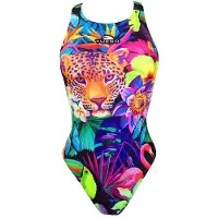 Turbo Dames zwempak uit 1 stuk Tiger
