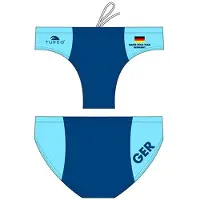 Turbo Germany Swimming Brief Blauw 12-24 Months Jongen