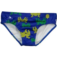 Turbo Game Over Swimming Brief Blauw 6 Years Jongen