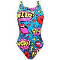Turbo Pop Comic Swimsuit Veelkleurig M Vrouw