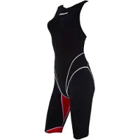 Mosconi Geep Med Open Back Competition Swimsuit Rood,Zwart 8 Years Meisje