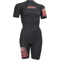Zoggs Recon Tour Woman Short Sleeve Shorty Zwart S Vrouw