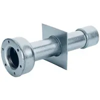 AstralPool 00328 Inox Aixi304 L340mm Wall Conduit Both Ends With 1 1/2 Inner Thread Zilver 340mm